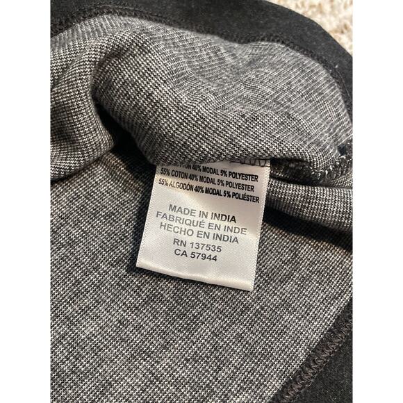 Mizzen+Main Henley Hoodie Men's XL Pullover Fairway Charcoal Heather Gray - Picture 7 of 8